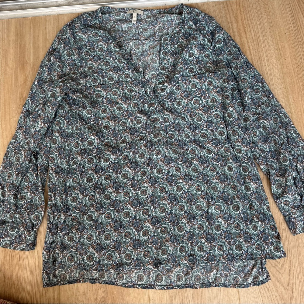 Joie Multicolor Patterned Blouse
